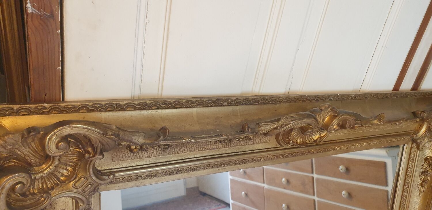 Golden mirror 116 x 97