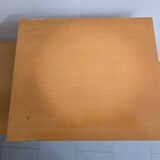 Pair of vintage 1960s asymmetrical bedside tables