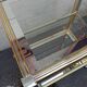 Brass and glass dessert table
