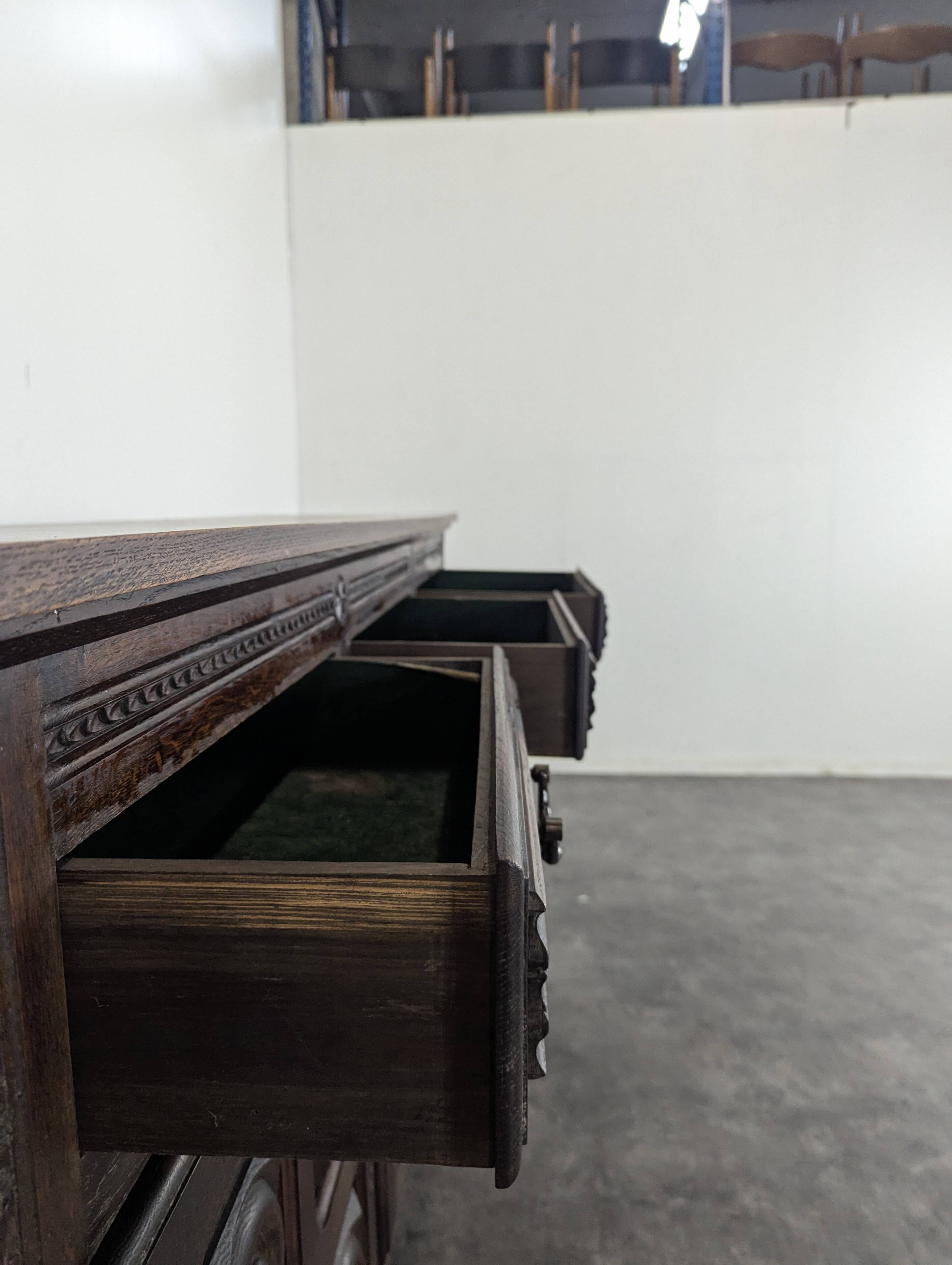 Brutalist 3-door sideboard