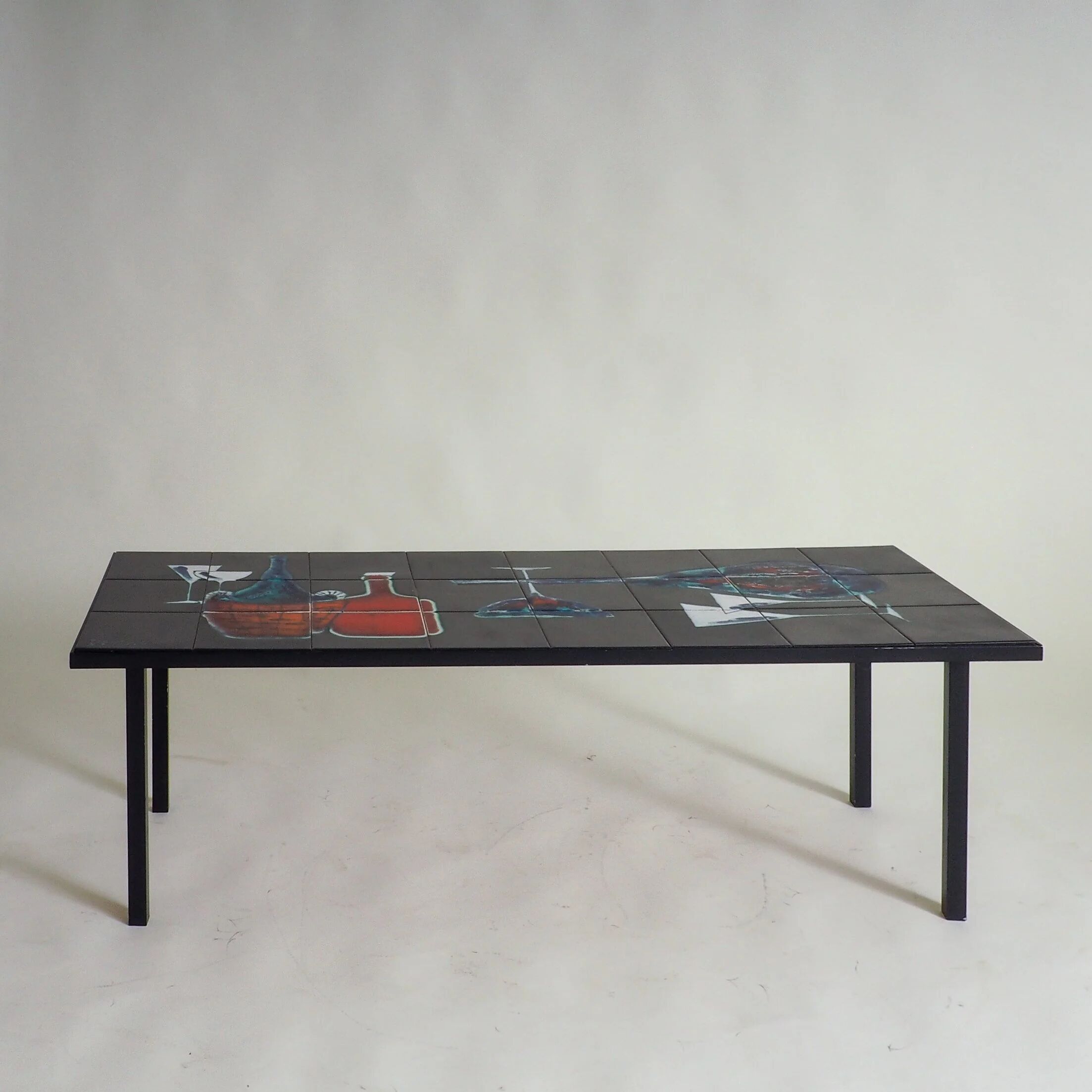 Mid-century modern  tiled coffee table by Antonio Denisco