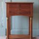 Bedside table or console in Empire style, drawer unit, end table.