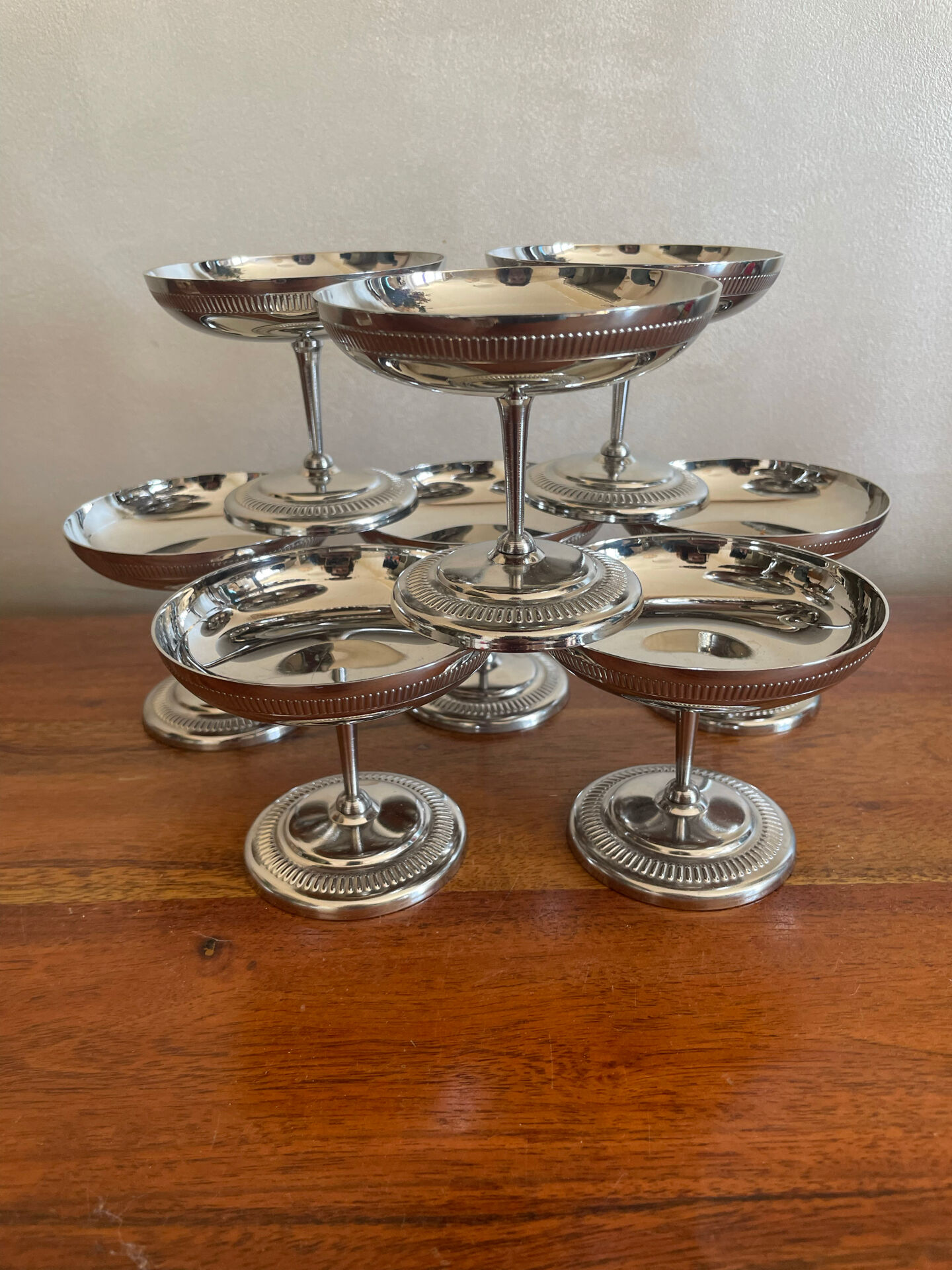 Art Deco ice cream bowls