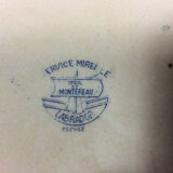 Lot 2 anciennes assiettes Creil & Montereau modèle Mireille