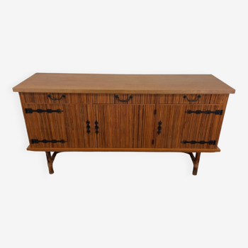 Audoux Minet rattan sideboard