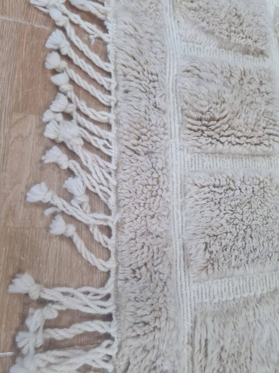 Large vintage MRIRT Berber rug in exceptional wool 260 x 180 cm