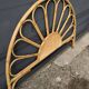Vintage rattan and wicker headboard "Soleil" – 155 cm
