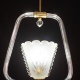Charming Liberty Barovier and Toso Chandelier, 1940s