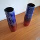 2 vases by Carl-Harry Stålhane, Rörstrand studio, Sweden, 1960s.