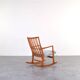 Oak ML33 Rocking Chair by Hans J. Wegner for A/S Mikael Laursen, 1950s