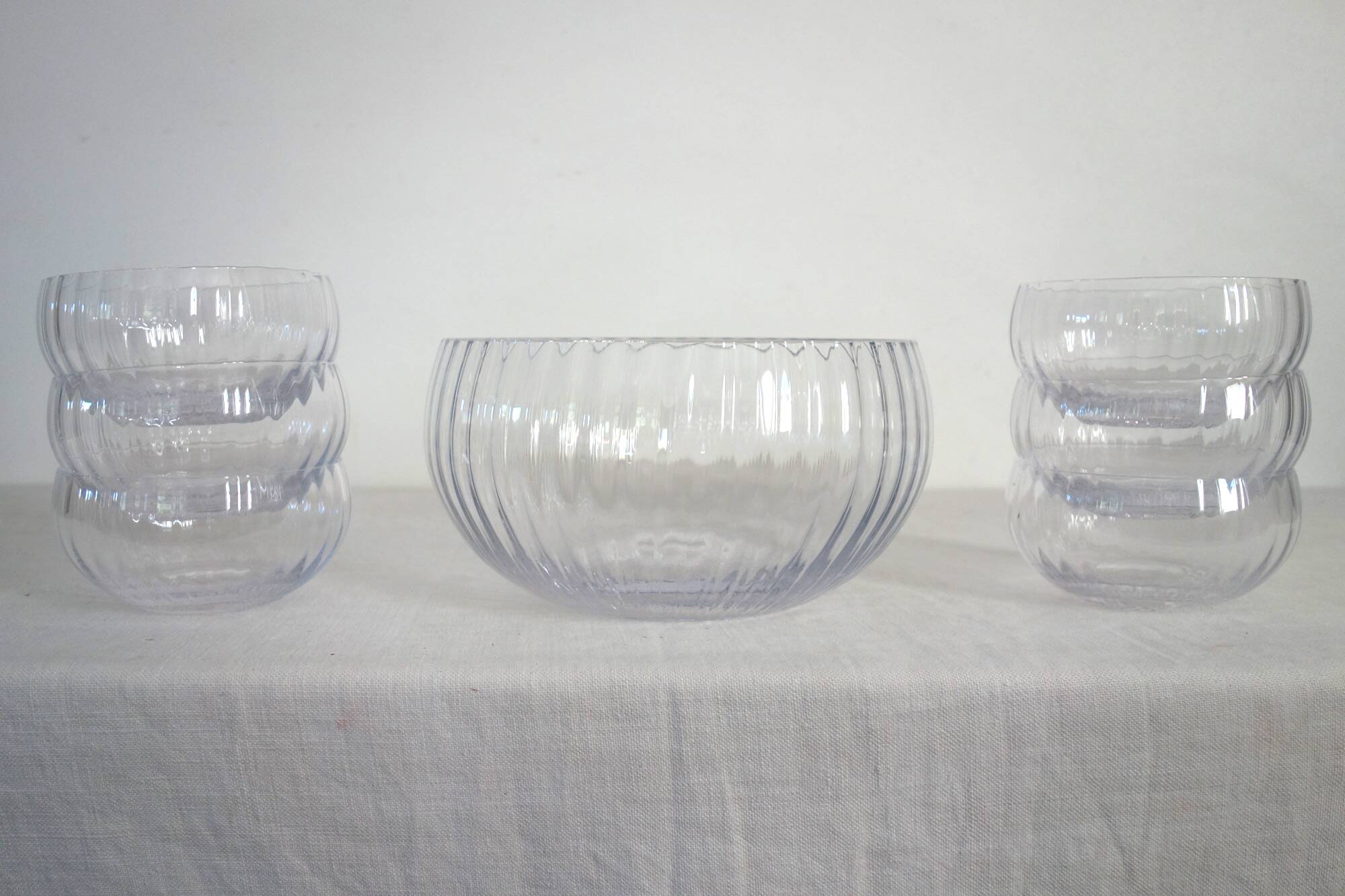Crystal fruit salad service from Sèvres