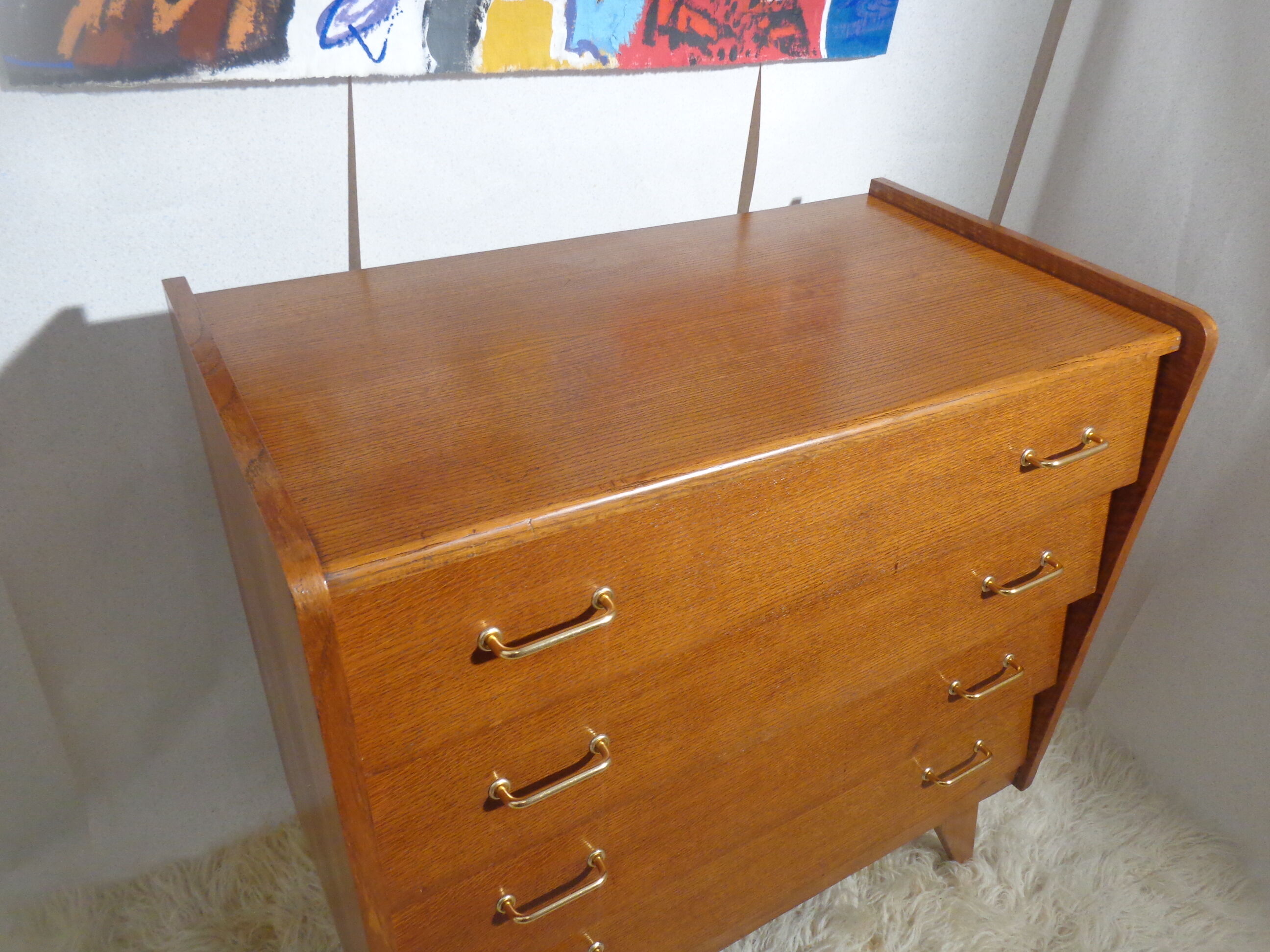 Dresser vintage 50s compass feet