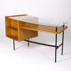 Bureau en bois et verre par Jean René Picard, 1960s