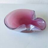 Large Murano pocket tray in opaline