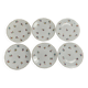 Dessert plates series of six Limoges Legrand porcelain
