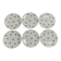 Dessert plates series of six Limoges Legrand porcelain
