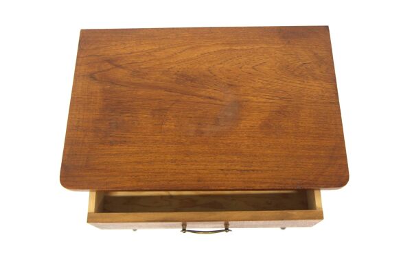Table de chevet scandinave en teck, Suède, 1950