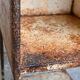 Former hospital bedside table late 19th century early 20th century in metal