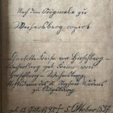 19th Century  Antique Vintage Large Original Portrait Painting of a German