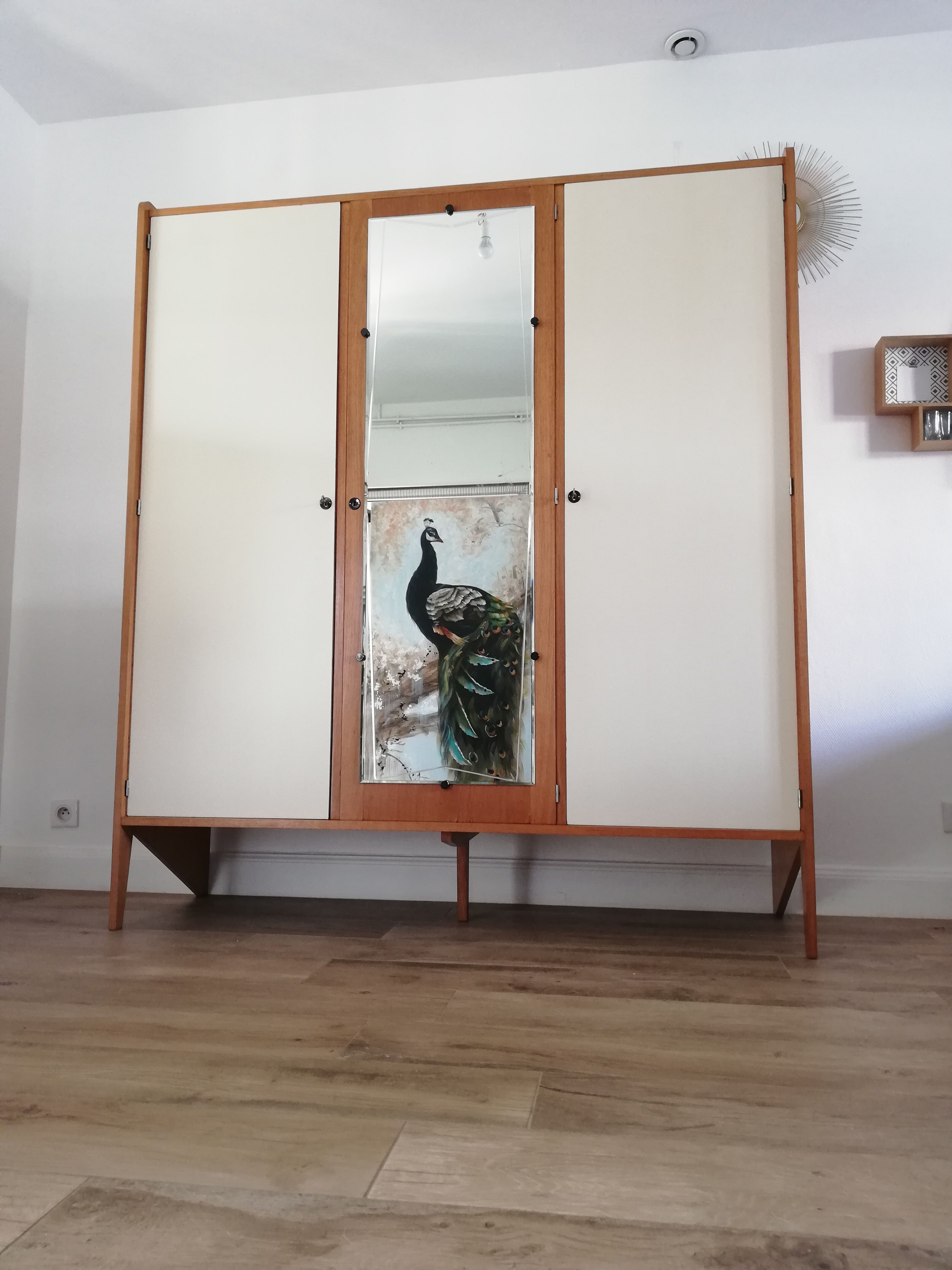 Armoire des années 50 chêne