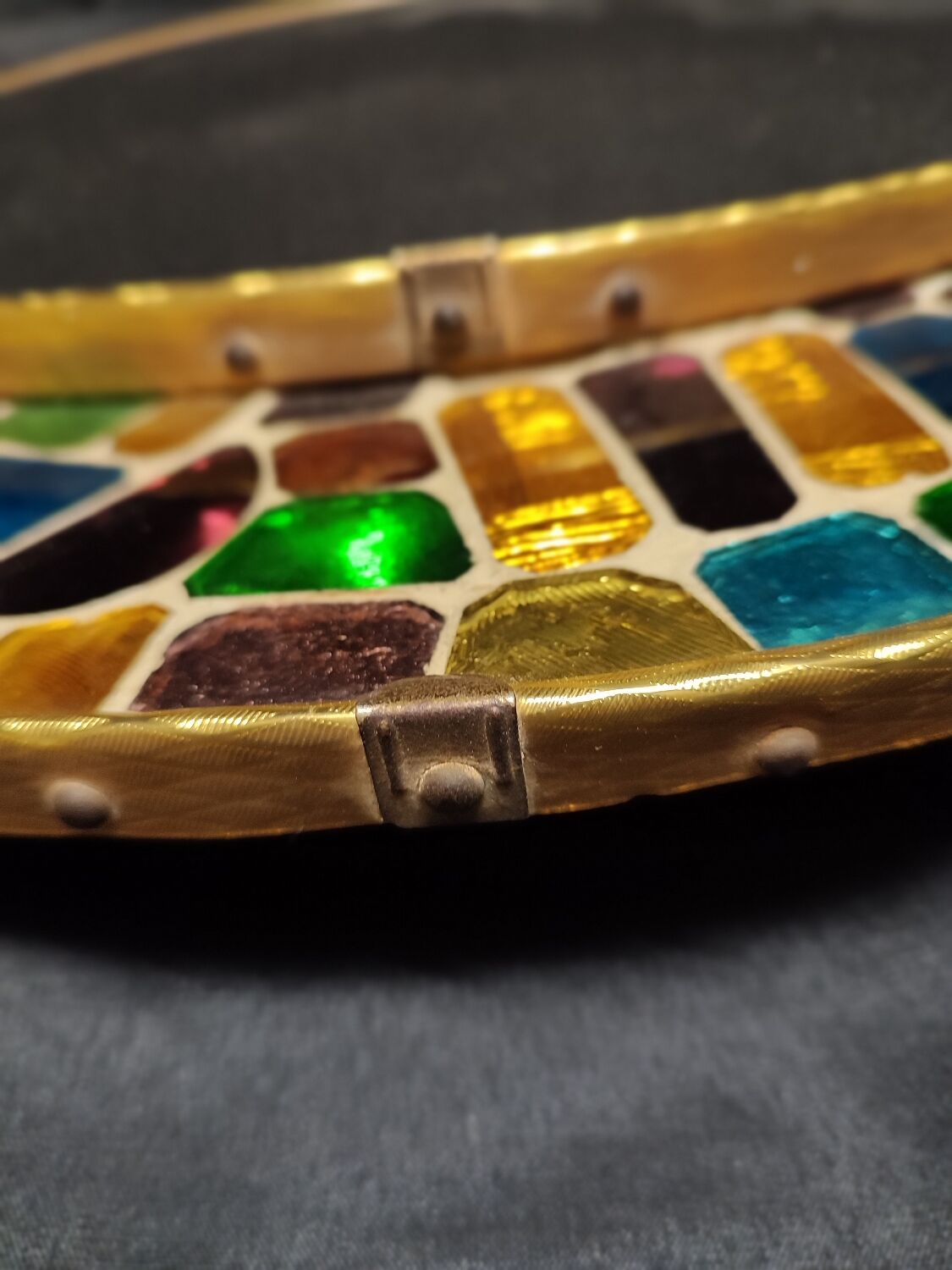 Glass mosaic mirror 1950