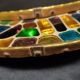 Glass mosaic mirror 1950