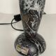 Alabaster foot of the lamp