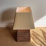 XXL square Birma rattan wicker Table Lamp