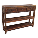 Old wooden console