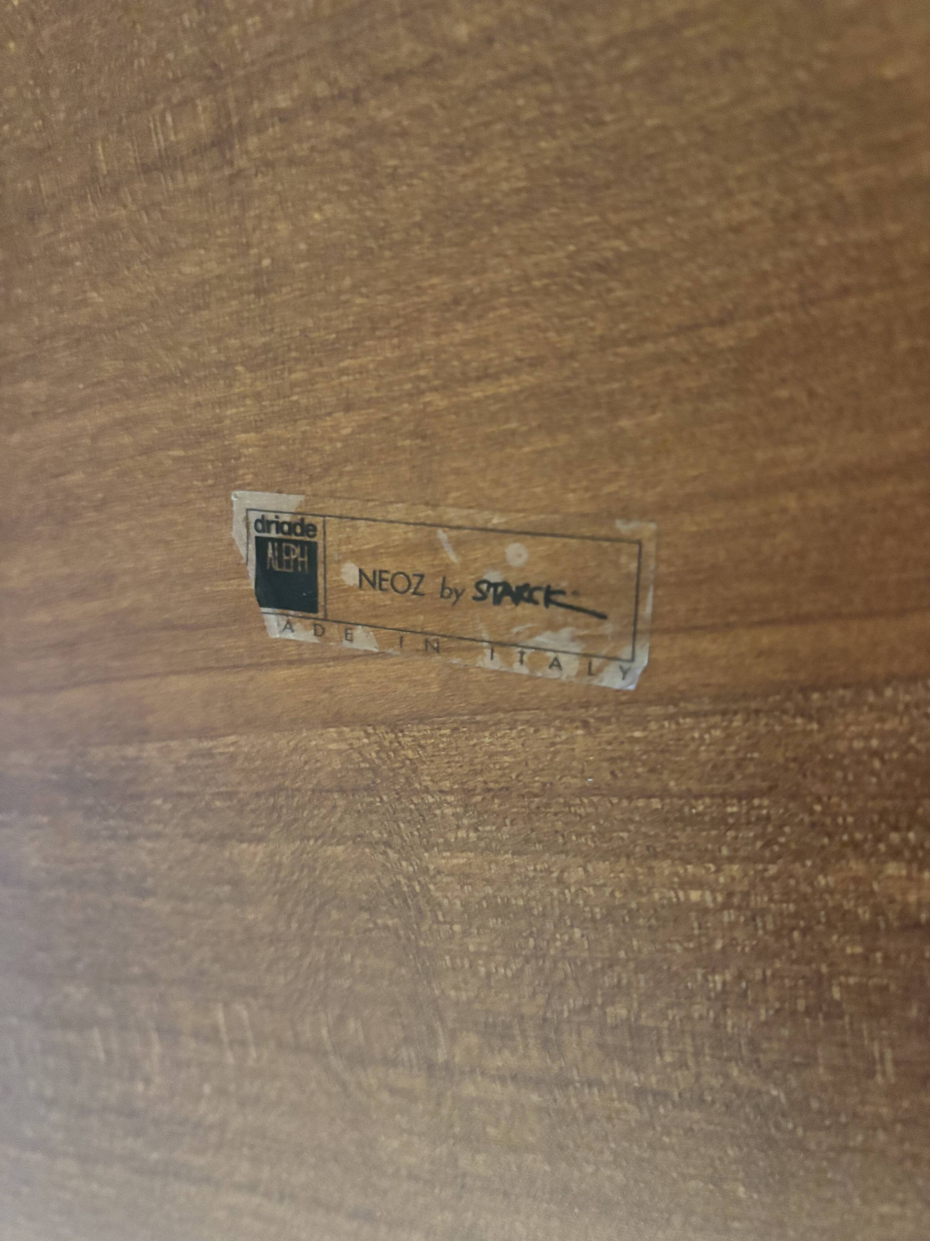 Neoz table by P. Starck, Driade Aleph edition