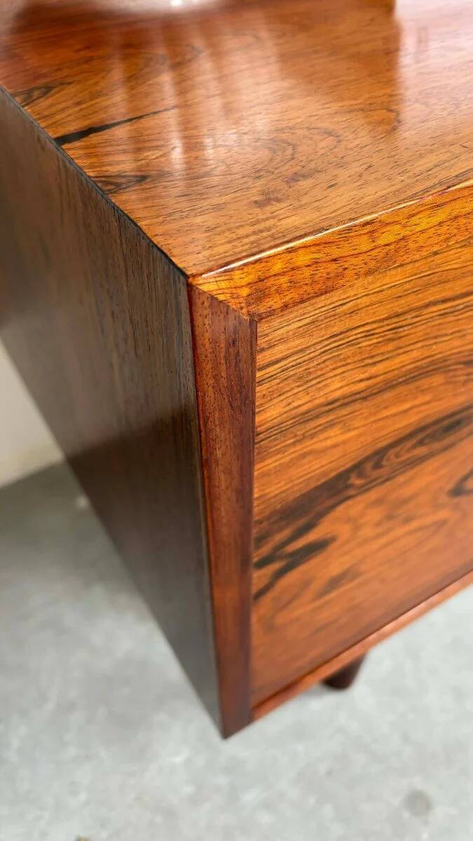 Buffet vintage hifi en palissandre