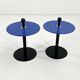 Table d'appoint postmoderne bleu par Ikea, 1980