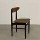 6x Rosewood Dining Chairs Scandinavian 1950s