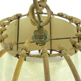 Vintage rattan pendant light
