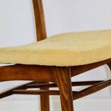 Vintage Hałas chairs yellow vintage - set of 2