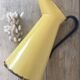 Mustard yellow enamelled sheet metal pitcher