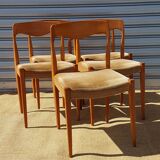 Suite of five Scandinavian chairs Roche Bobois