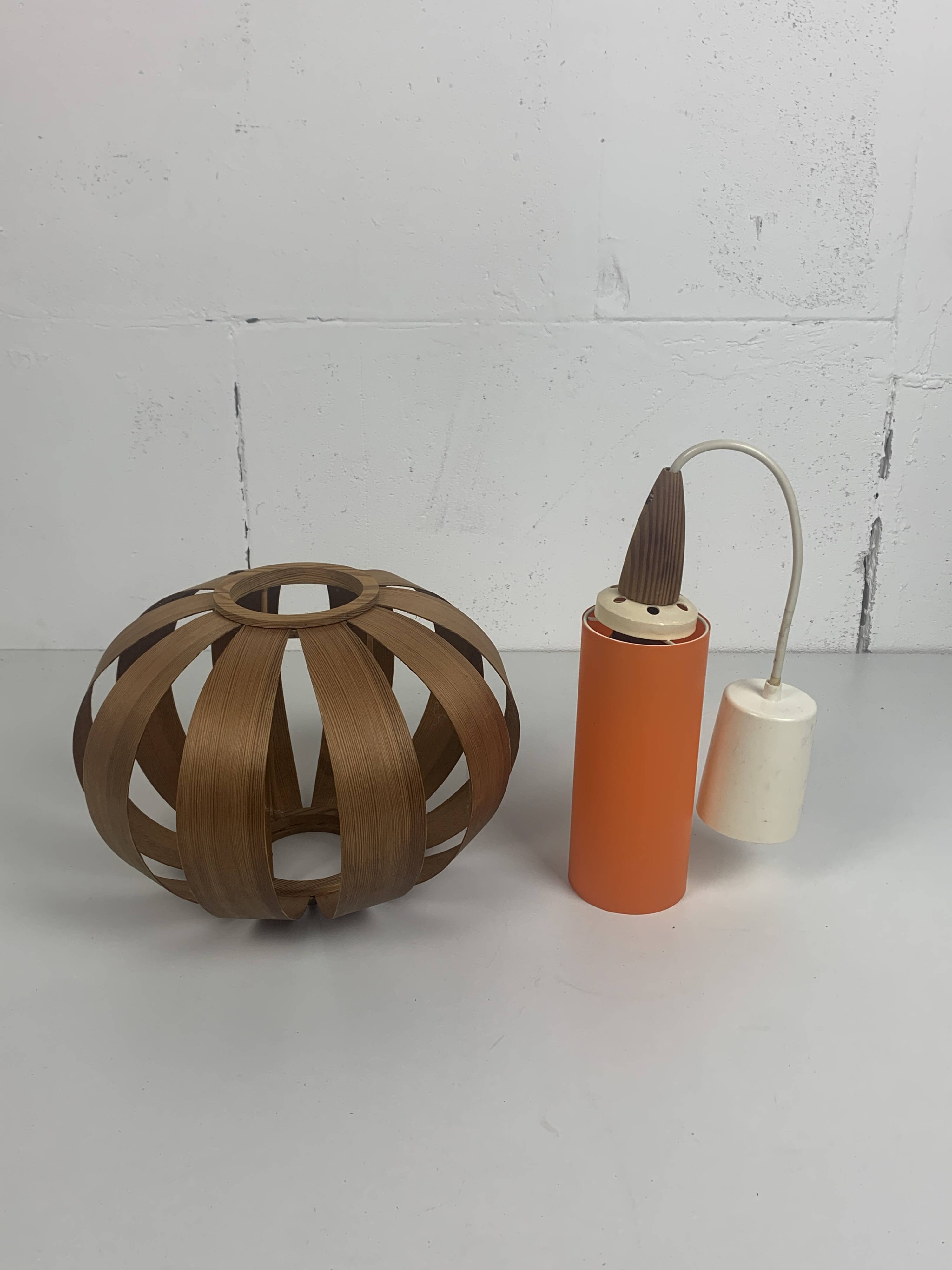 Pendentif champignon OVNI de l'ère spatiale du milieu du siècle, style Hans Agne Jakobsson