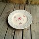 Old Round Plate in Ceramics by Digoin Sarreguemines Model Bastia