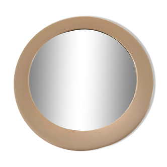 Miroir vintage rond design années 70 - 46cm