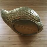 Brass empty pocket swan