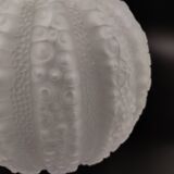 Large frosted glass Lalique globe vase in the shape of a sea urchin, Art Deco, France 1920-30s