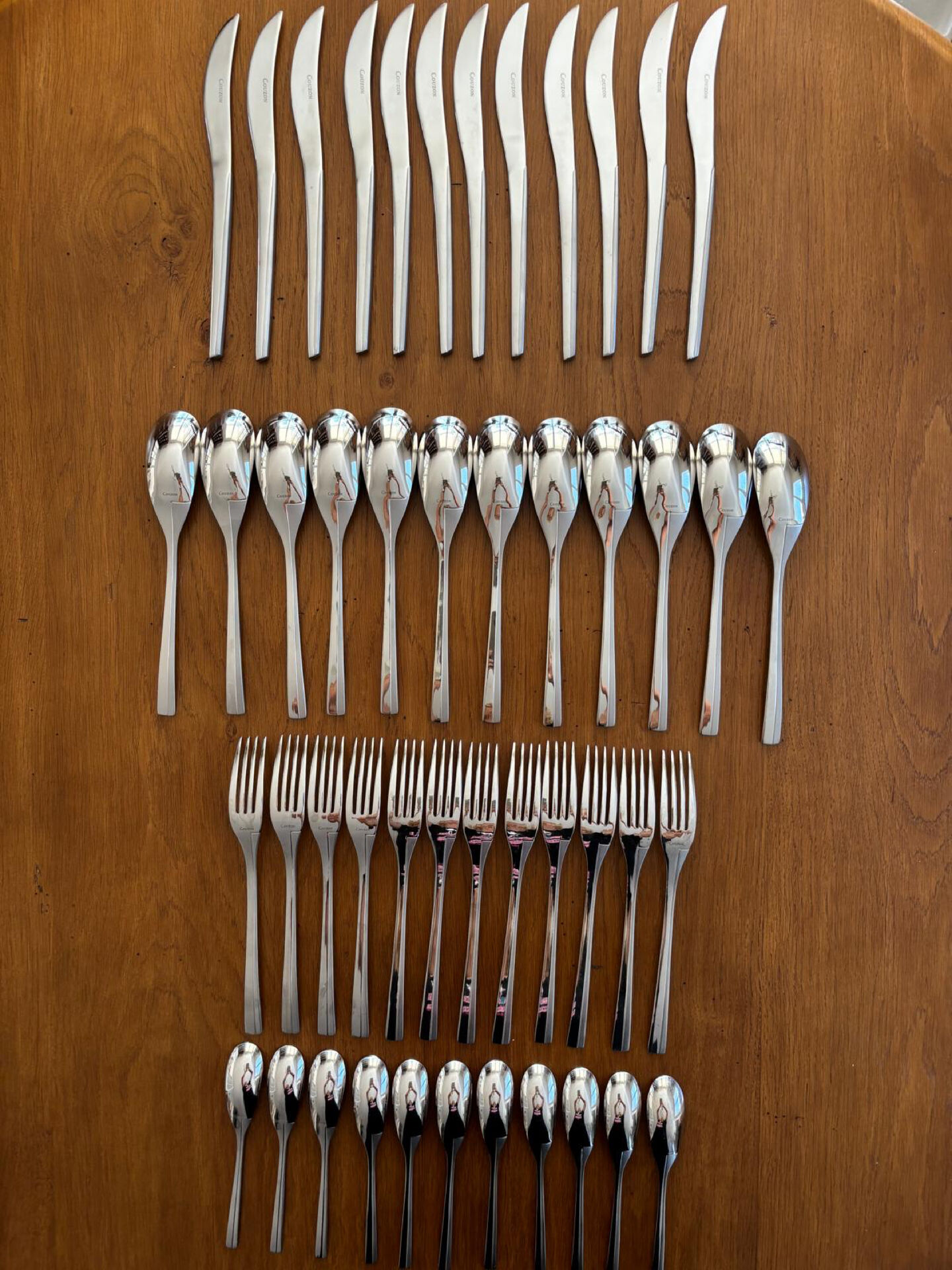 Exceptional Couzon household set Neuvième Art – 123 pieces – stainless steel 18/10