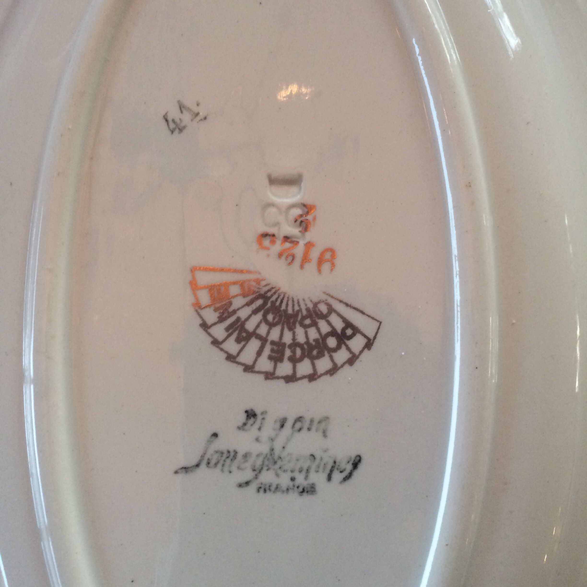 Lot of Digoin serving dishes