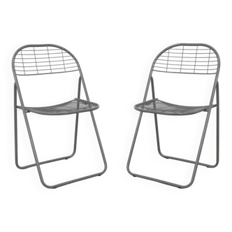 2x Chaises Pliantes par Niels Gammelgaard pour Ikea, 1980