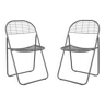 2x Folding Chair by Niels Gammelgaard for Ikea, 1980s