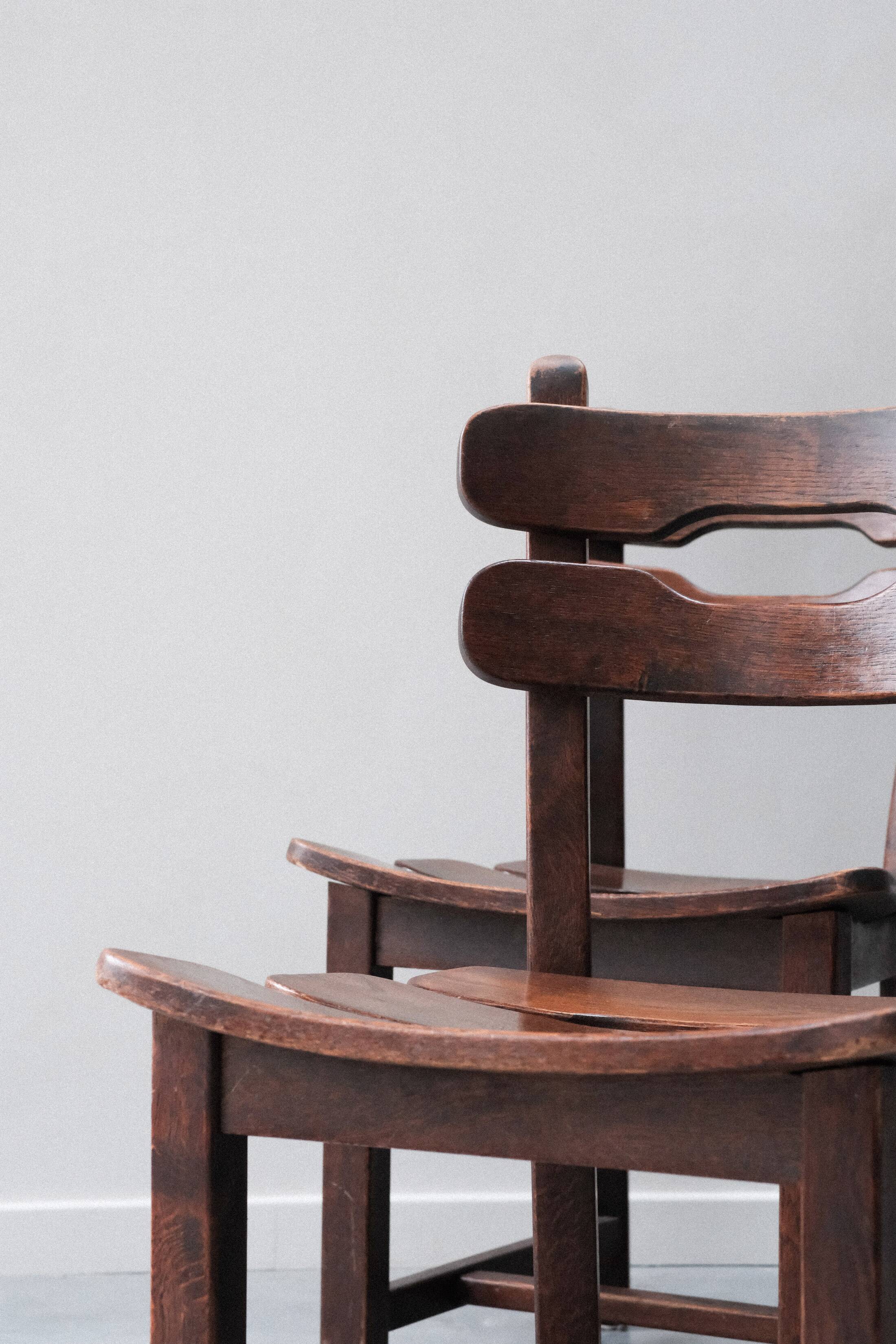 6 chaises de salle à manger dans le style de Dittmann & Co.