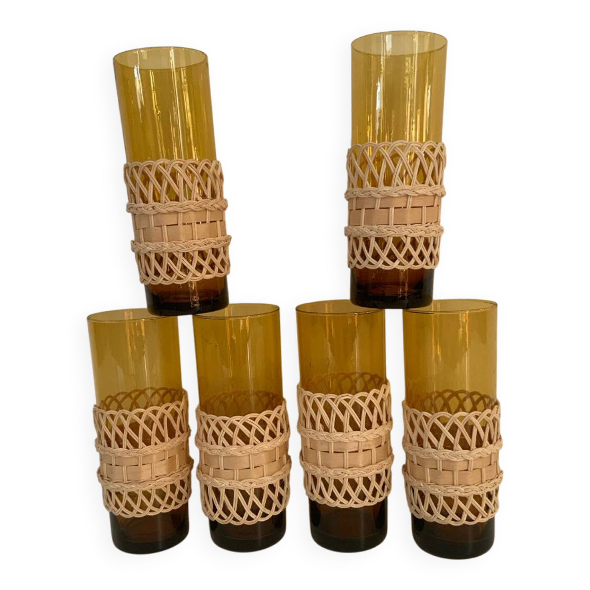 6 long drink glasses