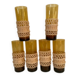 6 long drink glasses