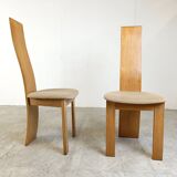 Set of 6 dining chairs by Rob & Dries van den Berghe, 1980s
